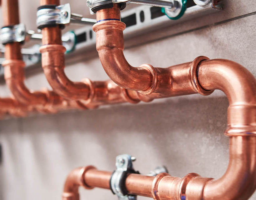 copper plumbing system